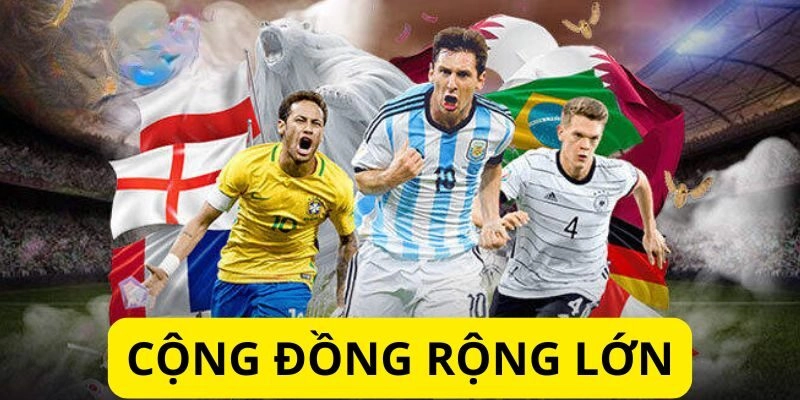 Cộng động BONGDALU có hàng triệu người hâm mộ trái bóng tròn đông đảo