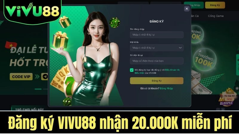 Thiết kế giao diện của VIVU88 dễ nhìn, dễ hiểu, thao tác mượt mà trên mọi thiết bị